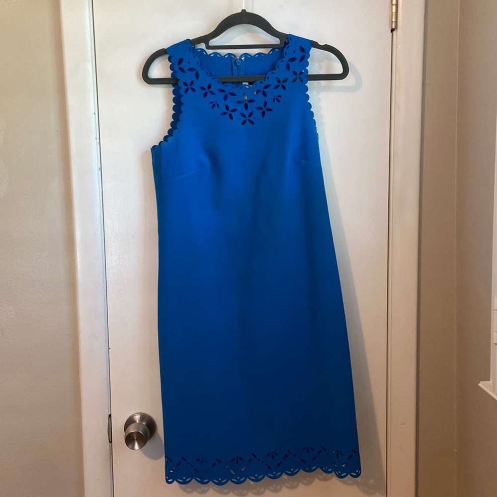 J. Crew laser cut out sheath dress